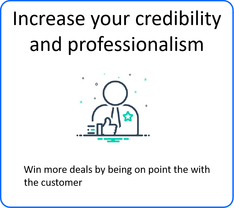 Increase your credibility and professionalism