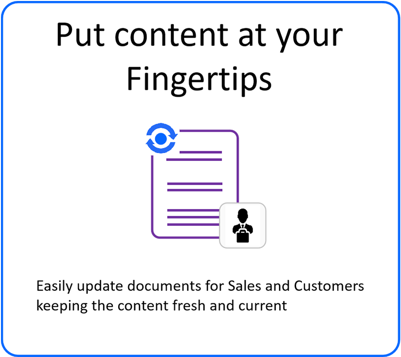 Put content at your fingertips